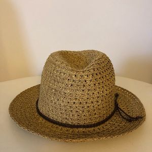 NWT San Diego Hat Co Open Weave Fedora O/S